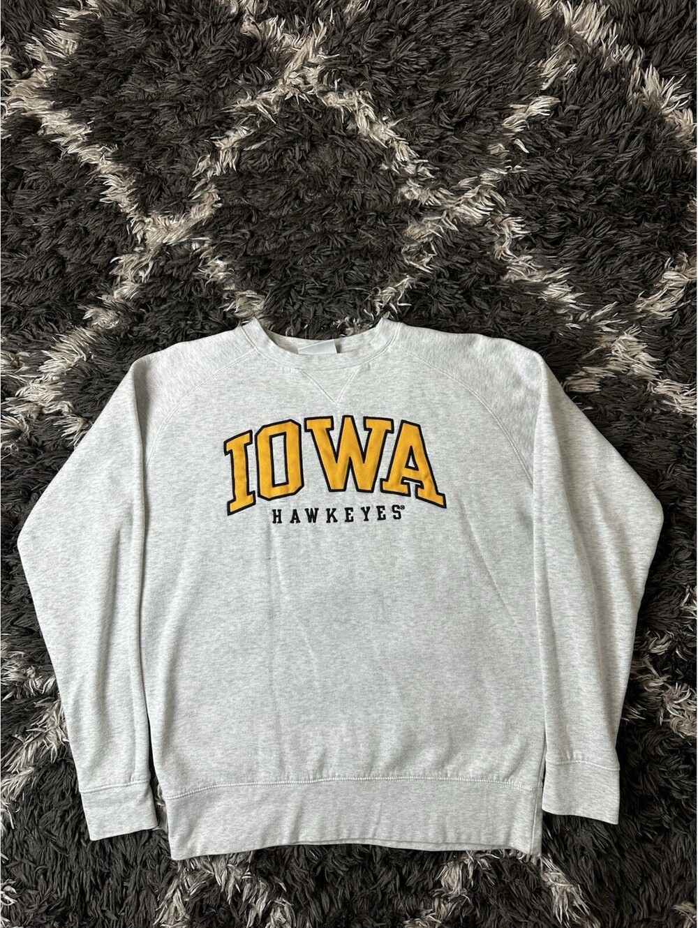 Vintage Champion Iowa Hawkeyes Crewneck Sweatshirt Medium